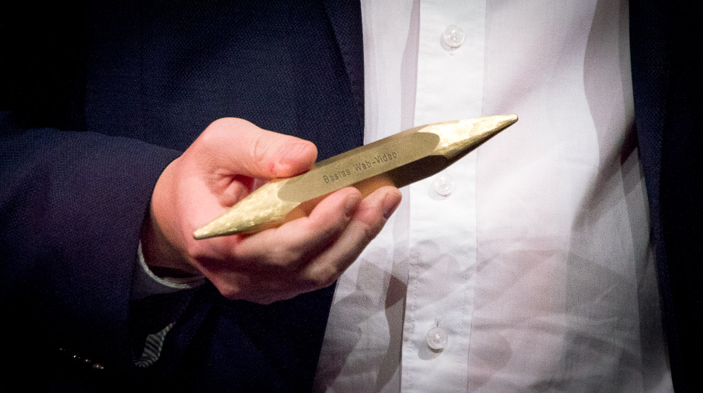 Reporterpreis: der doppelt angespitzte Stift | Foto: © Jörg Wagner